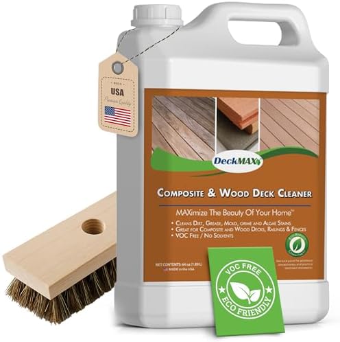 Amazon.com: DeckMax Premium Deck Cleaner Kit | Deck Cleaner and Mildew ...