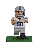 NFL GEN3 Dallas Cowboys Sean Lee Limited Edition Minifigures, White, Small