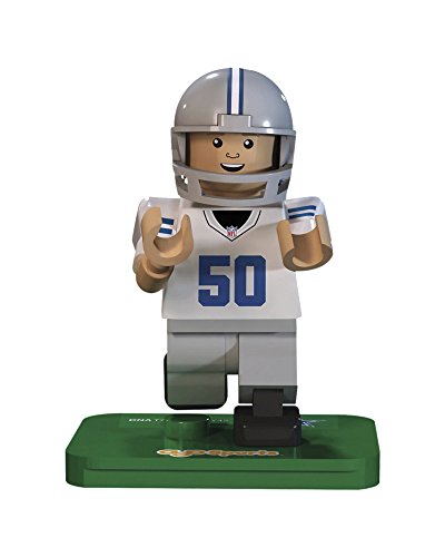 OYO NFL GEN3 Dallas Cowboys Sean Lee Limited Edition Minifigures, White, Small