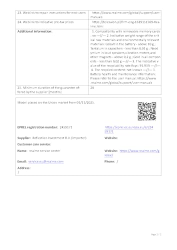 realme GT 8 Pro 5G Neuf - vue 10