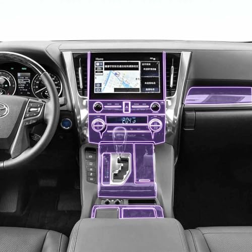 Protection console Toyota VELLFIRE écran LCD sans rayures TPU