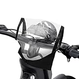 UIHRLM Scooter Control Panel Cover, Waterproof Clear Mobility Scooter Control Panel Cover, Universal Adjustable Tiller Covers Rain Protector Console Accessories for Mobility Scooters Electric Wheelcha