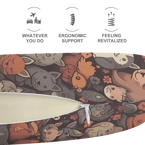 Almohada espuma viscoelástica tamaño mediano cervical miniatura 5