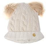 100 % poliéster Petit Bateau Barco pequeño Boina, Blanco/Amarillo, 10-12 años para Niñas