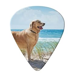ASDTEHCY Lot de 6 médiators en celluloïd, Golden Retriever, fins, moyens et lourds pour guitares acoustiques… - Les Beatles, Paul McCartney, John Lennon, RIngo Starr, George Harrison ASDTEHCY Lot de 6 médiators en celluloïd, Golden Retriever, fins, moyens et lourds pour guitares acoustiques… – Image 3