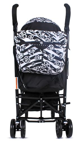 Passeggino Pieghevole Per Bambini Barotti Zoom Nero/Bianco - 5