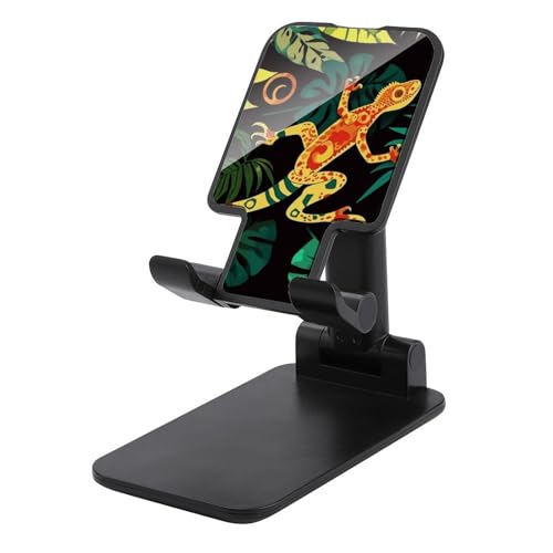 Support de téléphone portable pour bureau pliable Gecko et feuilles