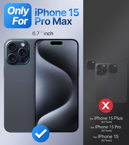 Image of SHIELDS UP for iPhone 15 Pro Max Back Cover Case with Stand, Phone Case Clear with Double Ring Holder [Adjustable & Foldable] Shockproof Protective Cover for iPhone 15 Pro Max 6.7 inch - Clear | Double Ring Holder, Adjustable & Foldable, Shockproof Protective Cover, 360 Rotation Kickstand, Hands-Free Viewing