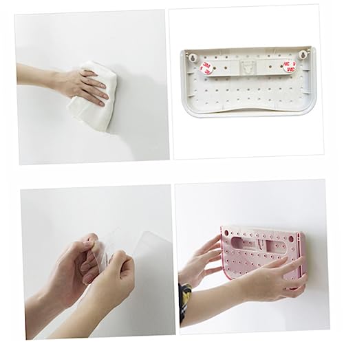 Levemolo Home Shoes Storage -Mounted Shoe Holder Non-Slip Easy Installation Space-Saving Design for Bathroom Closet Blue Color