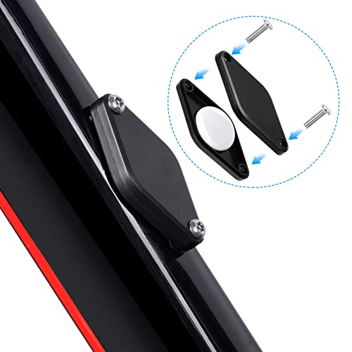 Ainiv Kompatible AirTag Fahrrad, Fahrradhalterung für Apple AirTag, Fahrradbefestigung mit Airtag Anhänger Hülle, Diebstahlschutz, GPS-Ortung passend für Bike Fahrradsitz Motorrad Kinderwagen