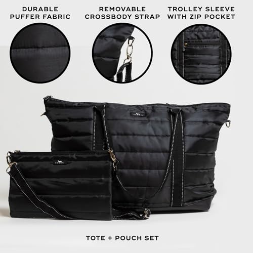 SCOUT 3-in-1 Puffer Travel System: Tote Plus Pouch, Both Convert to Crossbodies2