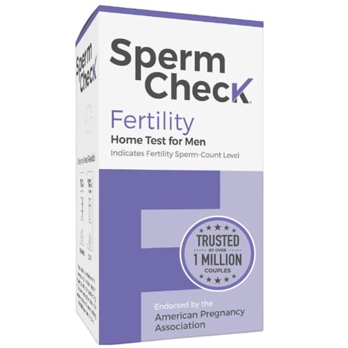 Fertility Sperm Count Test for Men, at Home Sperm Test, Easy to Read Results, Over 98% Accurate