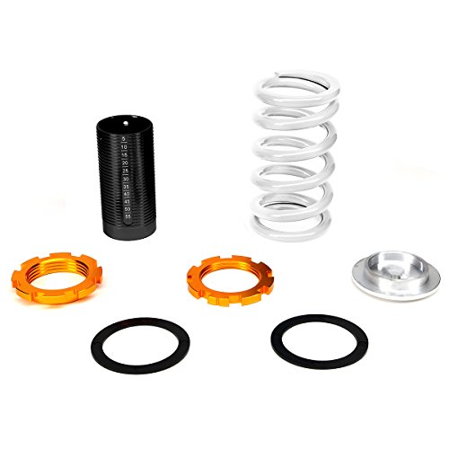 DNA MOTORING Coilover Suspension Kit Sleeves Compatible with 88-00 Civic / 93-97 Civic Del Sol / 88-91 CRX / 90-01 Integra, COIL-HC88-T33-WH - Image 5