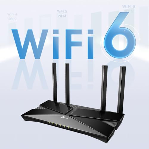 Roteador TP-Link Archer AX53 WiFi 6 Gigabit Dual Band AX3000 porta Gigabit 4x antenas Easy & Mesh One Mesh glide