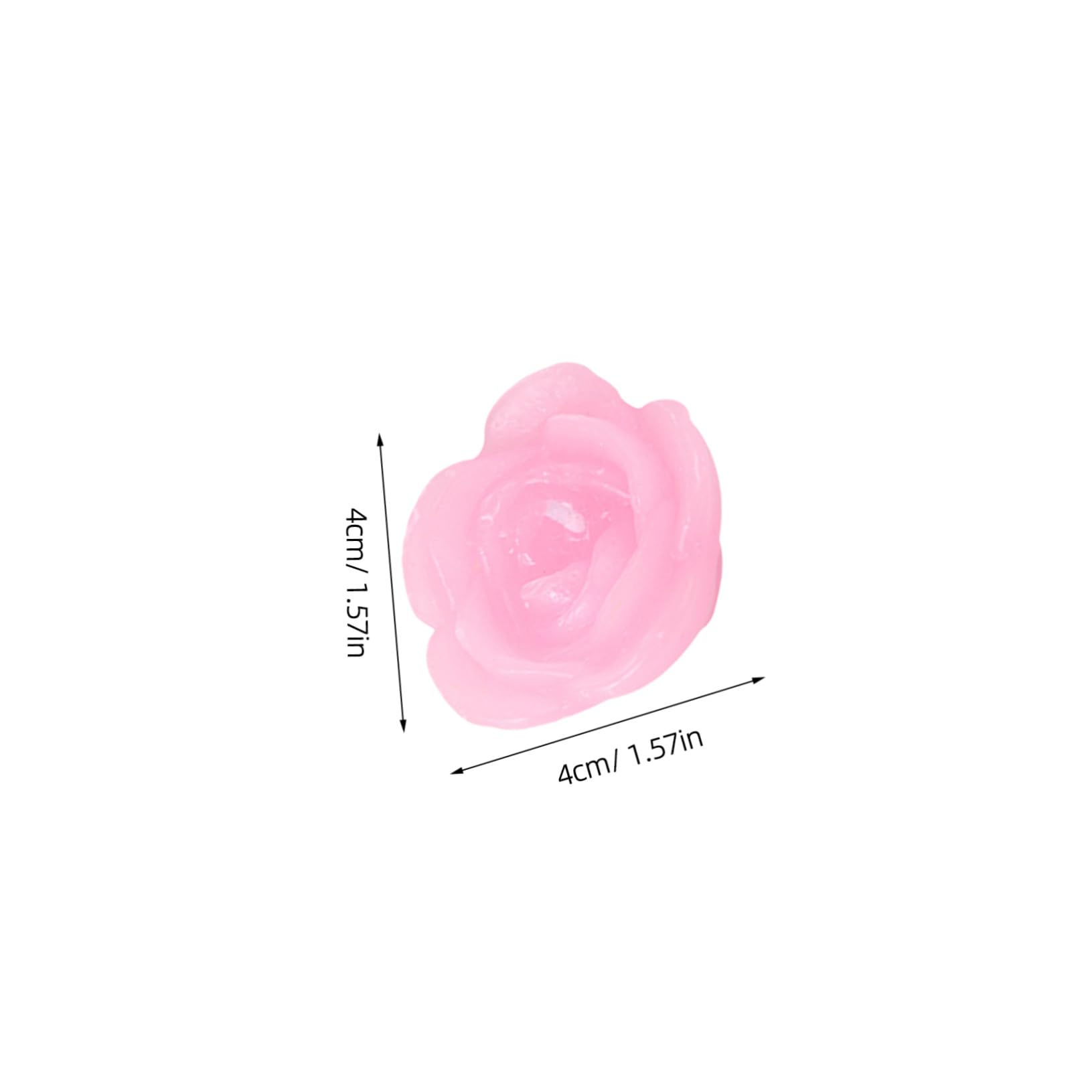 TOYANDONA 15 Pezzi Candele Galleggianti Forma di Rosa Rosa per Decorazioni Matrimonio Festa Piscina Bagno Candele Acqua Romantiche senza Profumo per Casa e Giardino