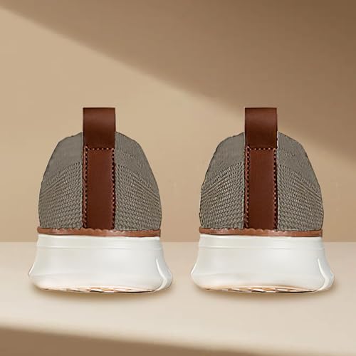 Breeze Shoes for Men Oxfords, Breathable Mesh, Business Casual Shoes,Lightweight Sneakers Walking Shoe 7