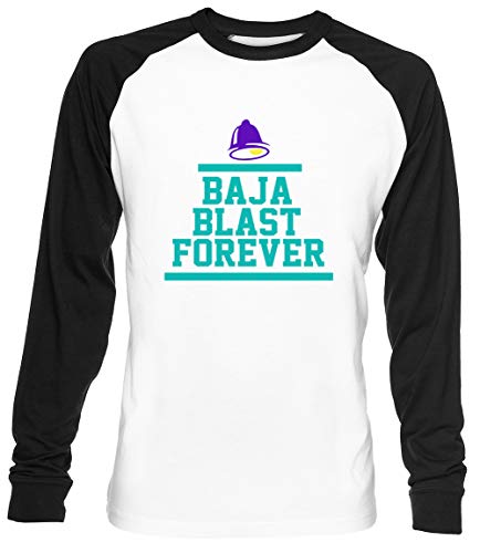 Baja 4ever Unisex Blanca De Béisbol Camiseta Hombre Mujer Baseball T-Shirt