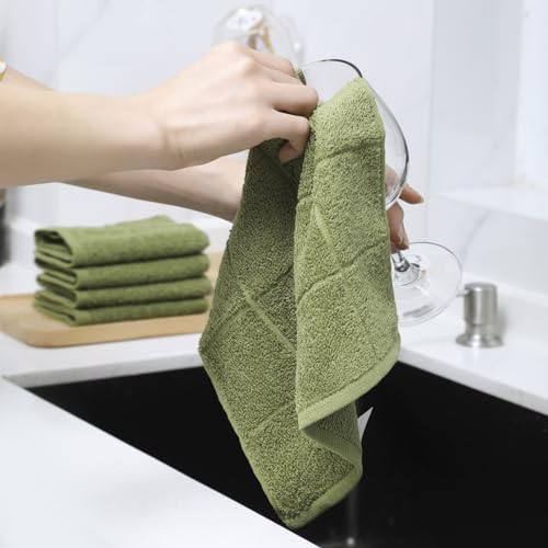 Glynniss Dishcloths Kitchen Highly Absorbent Dish Rags 100% Cotton Dish Cloths for Washing Dishes, Cleaning by Glynniss - Image 3
