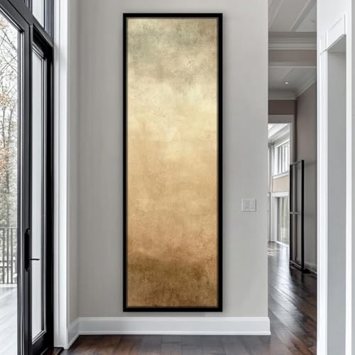 Tableau de nature allongé avec affiche verticale colorée deco interieur fine - 2