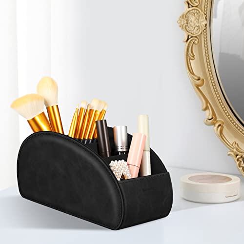 Suporte de controle remoto grande com 5 compartimentos, organizador de armazenamento antiderrapante