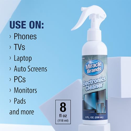 image for Miracle Brands MiracleSpray for Electronics Cleaning, Safe Multisurfac