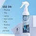 MiracleSpray for Electronics Cleaning, Safe Multisurface Cleaner for Any TV, Phone, Monitor, Keyboard, Screen, Computer, Includes Microfiber Towel - 8 Ounce Kit