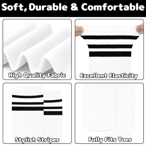 Image of Olreco 1 Pack Toddler Kids Youth Soccer Socks Girls Boys Baseball Socks Youth Knee High Softball Football Accessories Cotton