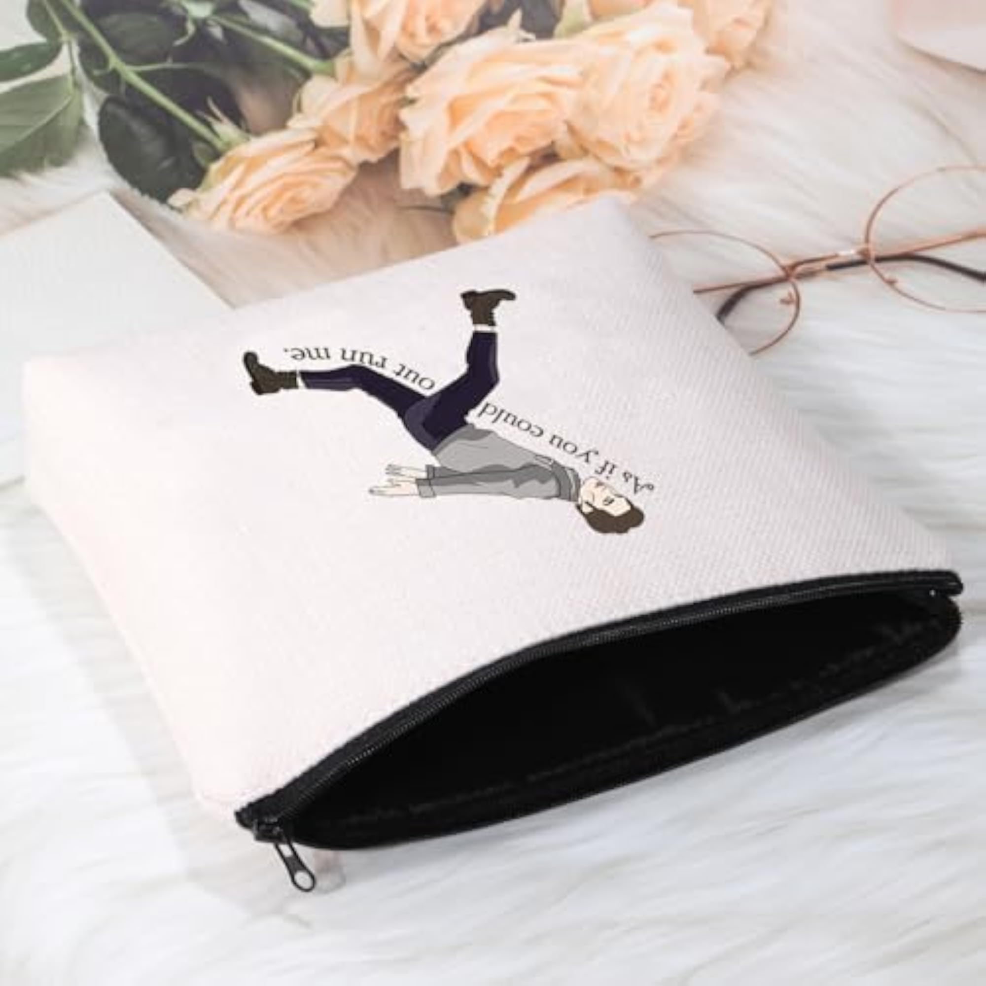 Edward Movie Inspired Gift Cosmetic Bag, Twilight Meme