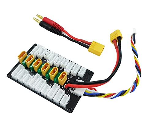 Placa paralela XT30 con conector de balanceo seguro 2S-4S 30A para IMAX e ISDT 6