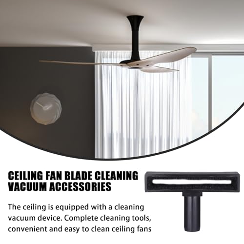 Limpiador de aspas de ventilador de techo negro accesorio aspiradora 4