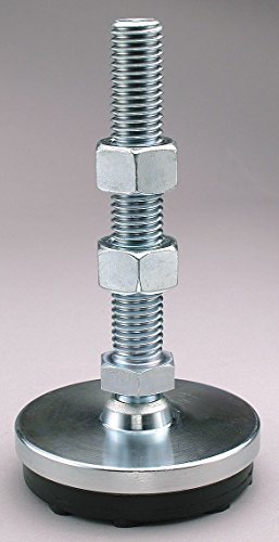 Low Profile Leveling Mount LP4-C6L Low Profile Machine Leveling Mount with Light-Duty Vibration Pad