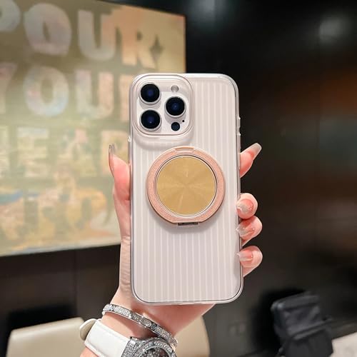 Coque mate iPhone 16 Pro Max transparente or idéale pour regarder vos vidéos en voyage