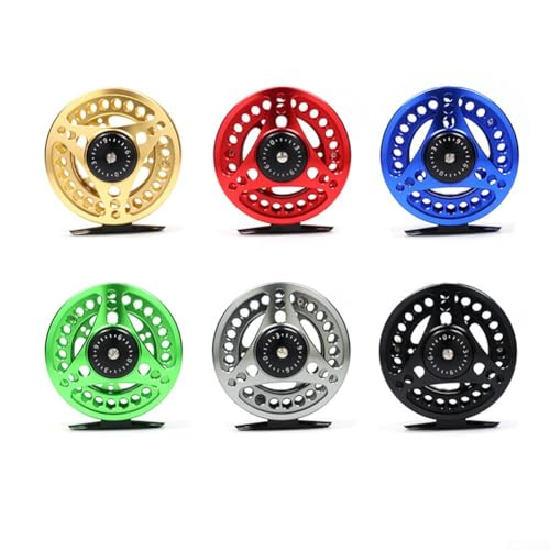 Adjustable Unloading for FORCE Metal Fly Reel for Saltwater Fishing Enthusiasts 56mm Gold - Image 7