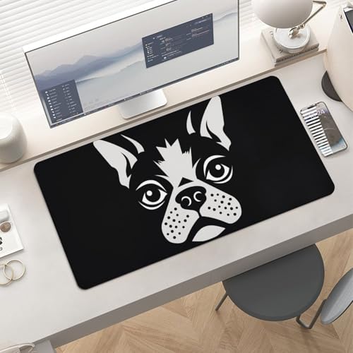 Desk Pad Protector 60x30 cm French Bulldog Blanco miniatura 6