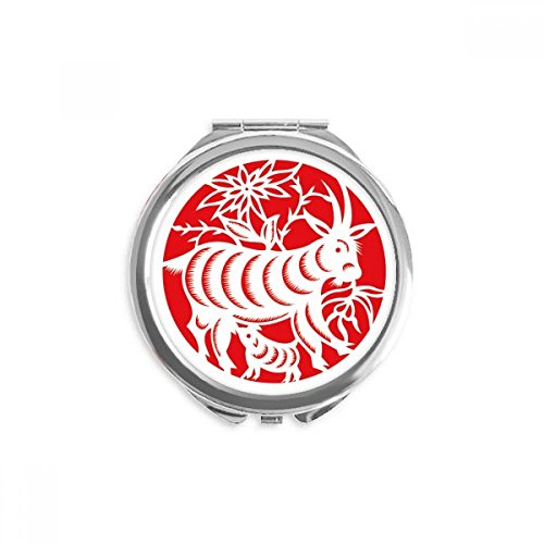 Miroir de poche mouton compact pour corriger votre maquillage partout sans encombrement