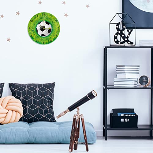 Horloge murale 25,4 cm sans tic-tac avec grands chiffres