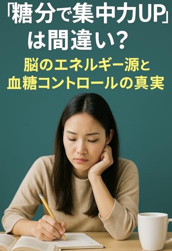 糖分で集中力UPは間違い？ ― 脳のエネルギー源と血糖コントロールの真実