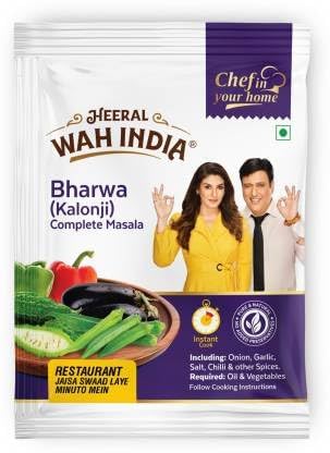 Heeral Wah India Bharwa (Kalonji) Complete Masala | Spices with Natural Ingredients and Easy to cook- 110 gm (B0CB61WGNC) Amazon Price History, Amazon Price Tracker