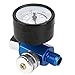 Produktbild New 1/4 Sprühfarbe Werkzeug Luftdruckregler Manometer Pneumatic Tool Zubehör G1 / 4-Gewinde 0-10BAR 0-150PSI Power Tools