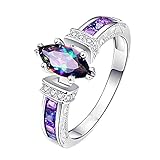 Larse Ring for Women Girl,Fashion 925 Silver Ring Wedding Engagement Band Rings Engagement Wedding...