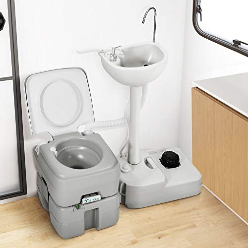 Yitahome BFTLPT-3001 Portable Sink And Toilet, 17 L Hand Washing Station & 5.3 Gallon Flush Potty,For Outdoor,Camping, Rv thumb #7