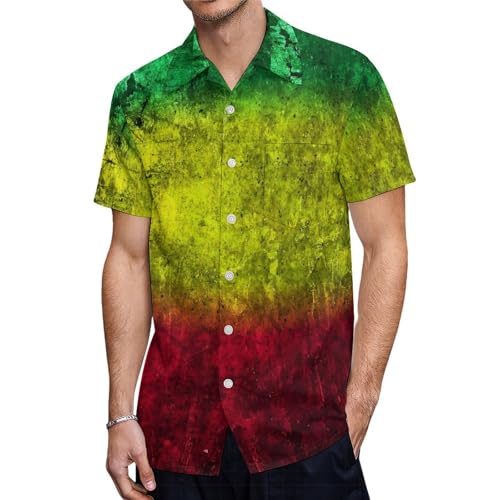 T-Shirt Rasta Homme Léger pour Éviter la Chaleur en Été