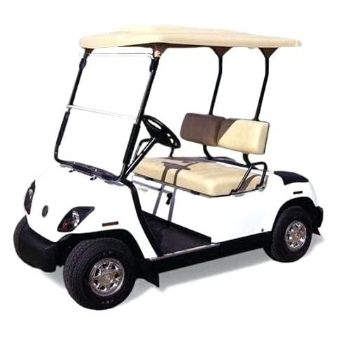 Yamaha G22 Clear Fold Down Impact Resistant Windshield for Yamaha G22 Golf Cart Cover