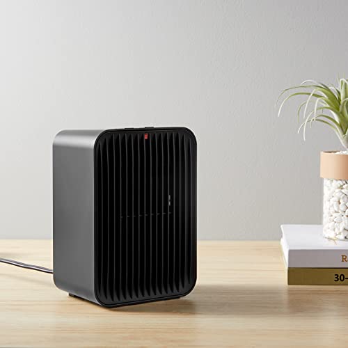 Amazon Basics Dq2088 Electric Space Heater With Temperature Control, Black, 520 Watt #TOP5