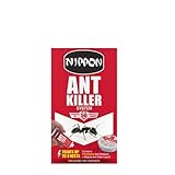 Nippon Ant Killer System Includes 2 Refillable Bait Stations + 25g Liquid Bait Indoor & Outdoor Use Eliminates Ants & Nests Long-Lasting Spinosad Formula No Mess or Trace