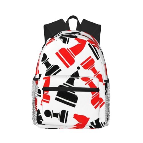 Sac à dos échecs unisexe léger et confortable pour le voyage et le sport au quotidien