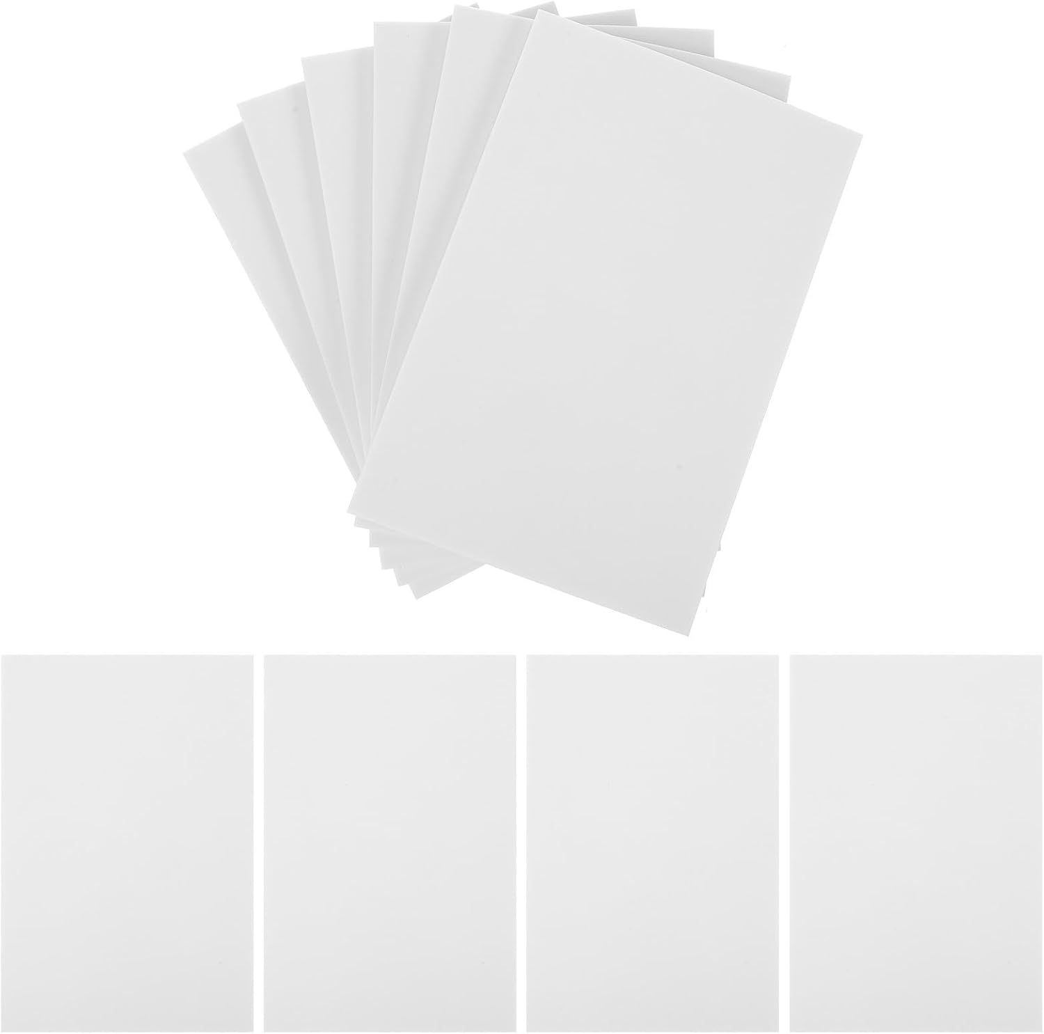 10pcs TPR DIY Carving Rubber Blocks for Stamp Making White