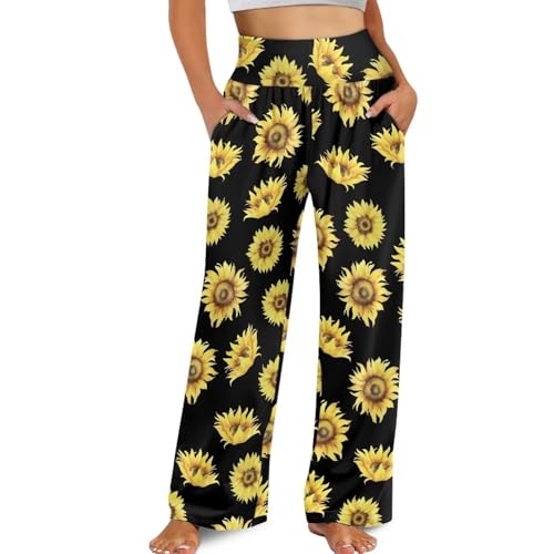Ystardream Wide Leg Trouser Pants for Women Casual Daily Size S-3XL2