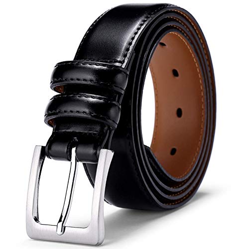 jiguoor Cinturón Hombre, Cinturón De Cuero Genuino De Los Hombres Jeans Cinturón De Golf