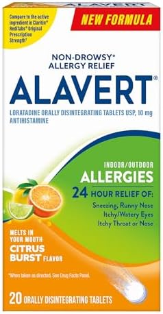 Amazon.com: Alavert 24 Hour Allergy Relief Tablets, Non-Drowsy ...